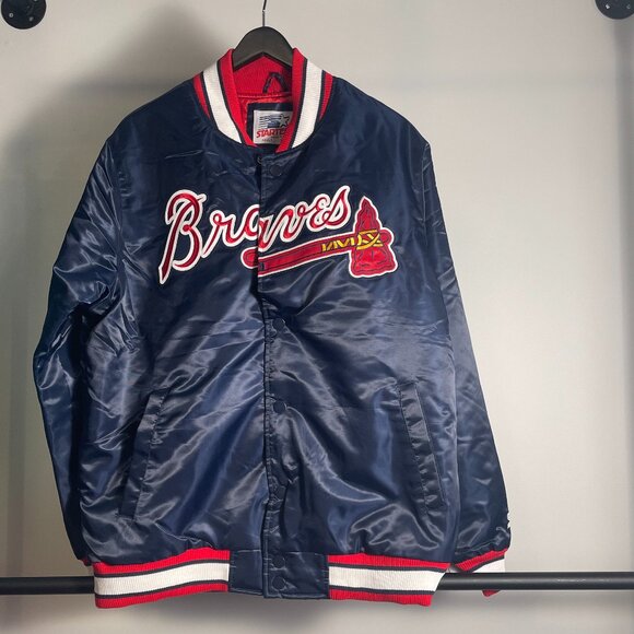 Men's Starter Homage Exclusive Atlanta Braves Jacket Size XL - Picture 1 of 2